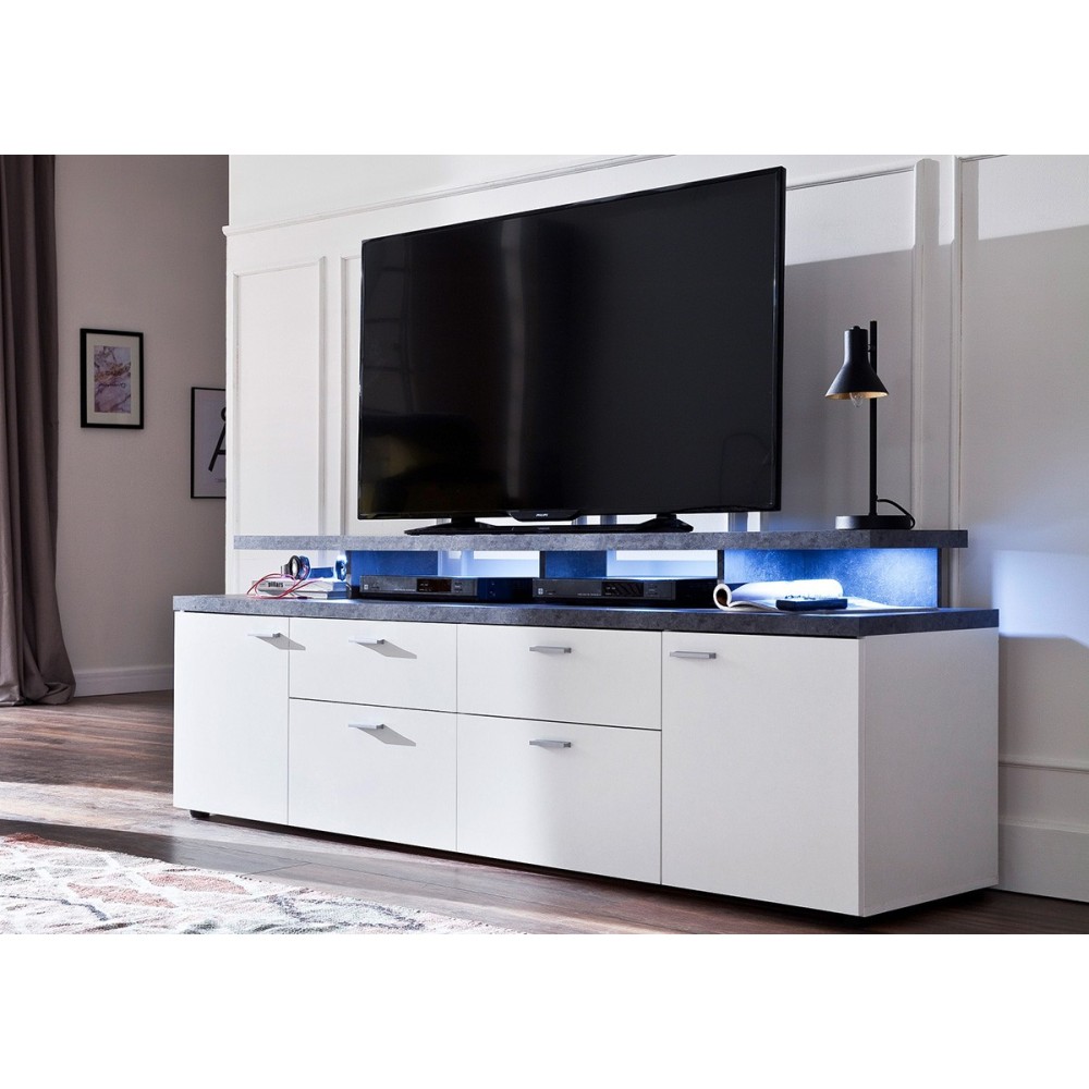 TV-alus MOOD valge, tv-alused, telerialus, telerialused, mööbel