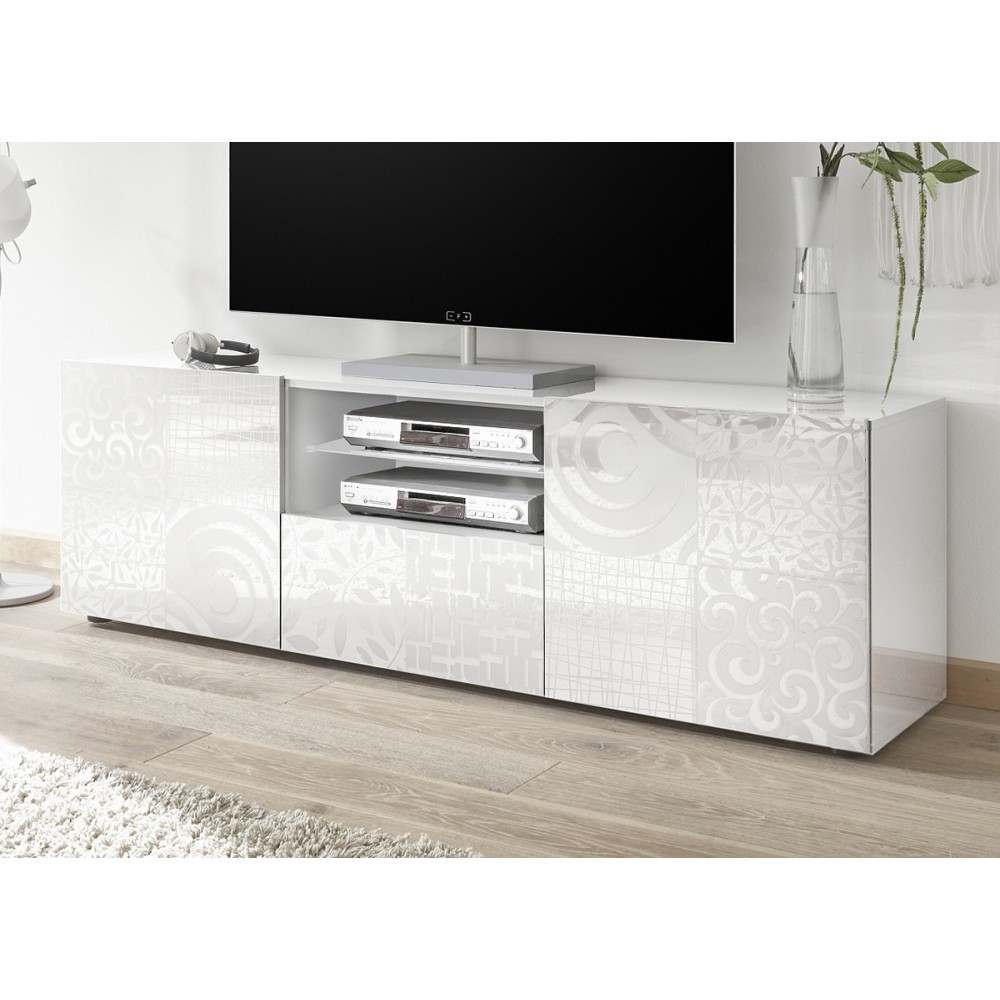 Tv-alus MIRO valge läige, mööbel, elutoamööbel, tv-alused