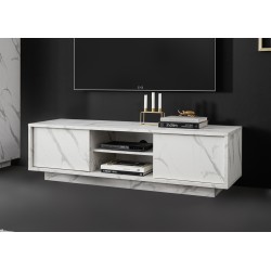 Tv-alus ICE valge marmor, mööbel, elutoamööbel, kummutid