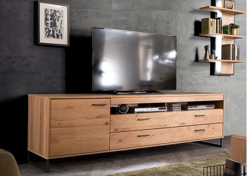 Tv-alus PORTLAND tamm Bianco, mööbel, elutoamööbel, tv-alused