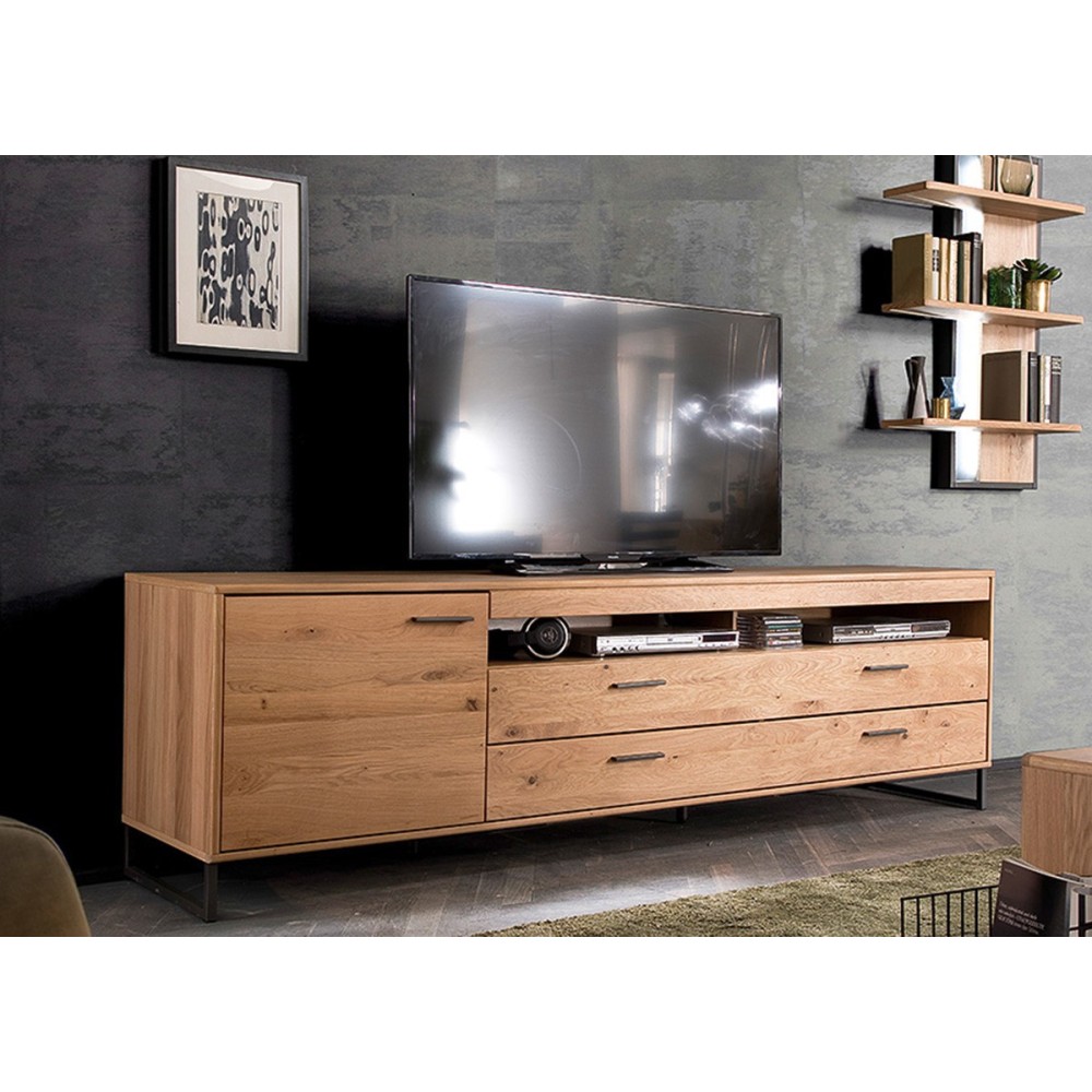 Tv-alus PORTLAND tamm Bianco, mööbel, elutoamööbel, tv-alused