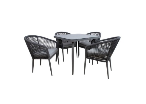 Aiamööblikomplekt ECCO laud ja 4 tooli