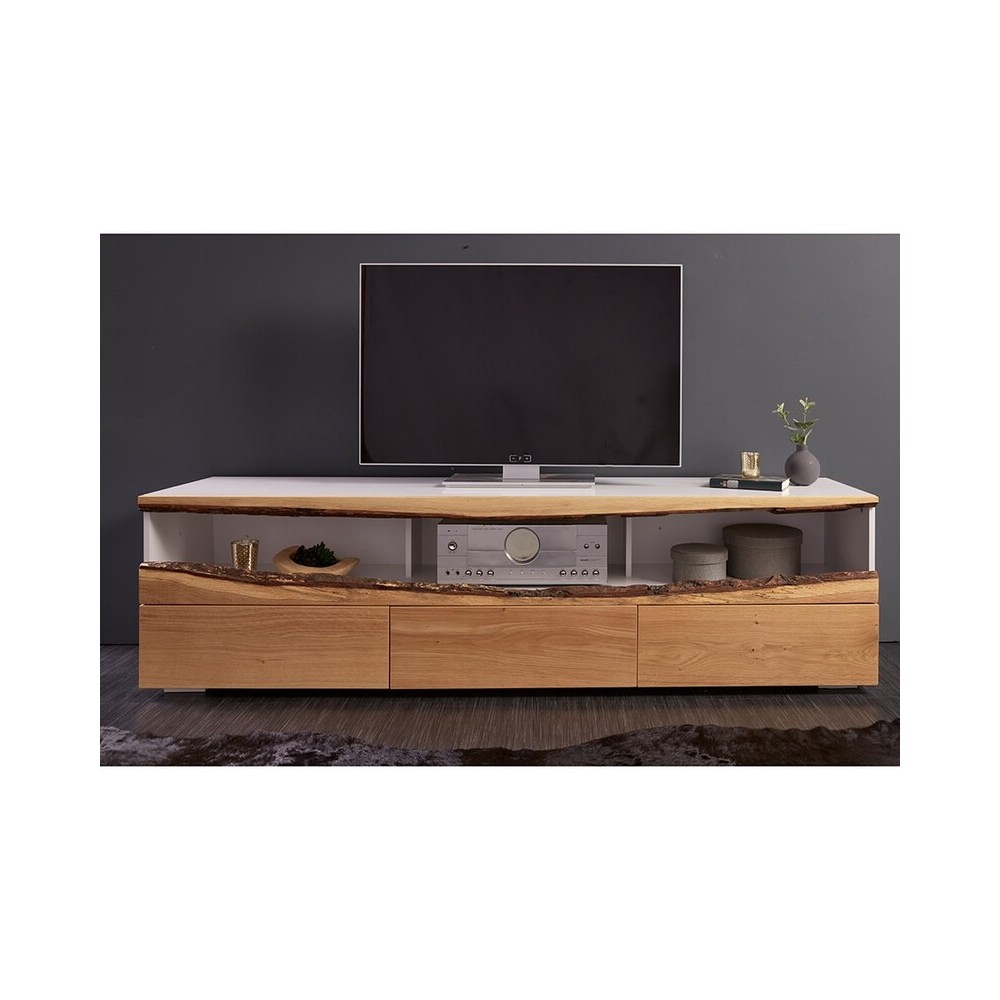 Tv-alus WILD OAK tamm / mattvalge, mööbel, elutoamööbel, tv-alused