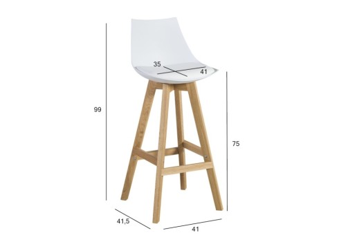 Baaripukk SONJA valge 2tk