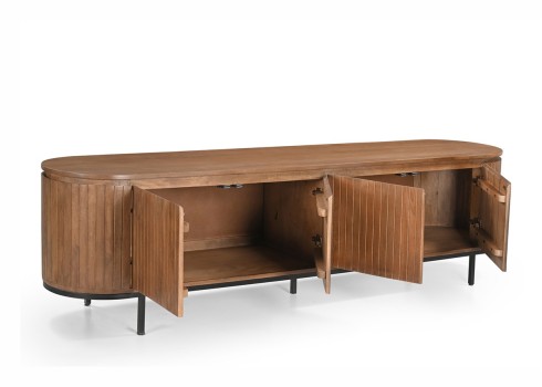 Tv-alus NOOR helepruun / must, mööbel, elutoamööbel, tv-alused, kapp