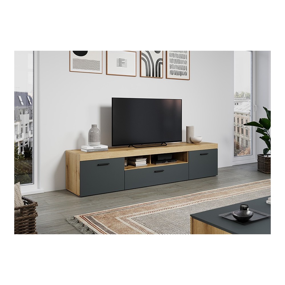 Tv-alus TYLER antratsiit / tamm, mööbel, elutoamööbel, kummutid
