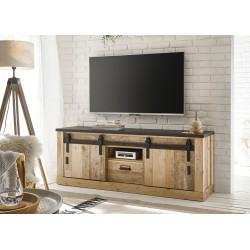 Tv-alus SHERWOOD pruun / hall, mööbel, elutoamööbel, tv-alused