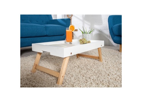 Abilaud SCANDINAVIA valge / tamm, mööbel, elutoamööbel, abilauad