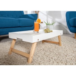 Abilaud SCANDINAVIA valge / tamm, mööbel, elutoamööbel, abilauad