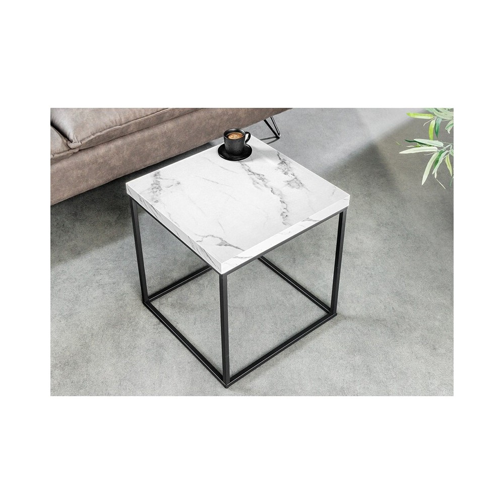 Abilaud ARCHITECTURE valge marmor / must, mööbel, elutoamööbel, lauad