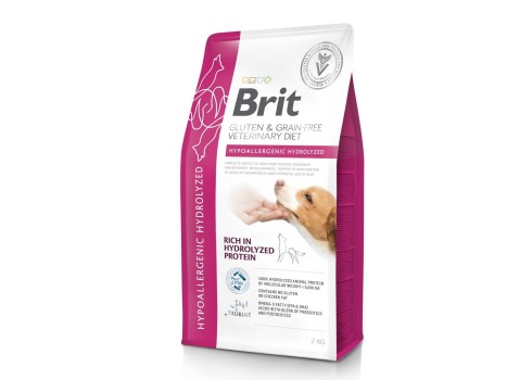 Brit Veterinary Diet Hypoallergenic Hydrolyzed erisööt koertele 2kg