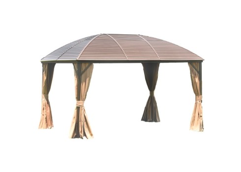 Varikatus SUNSET 3x4xH2-2,7m, beež-pruun