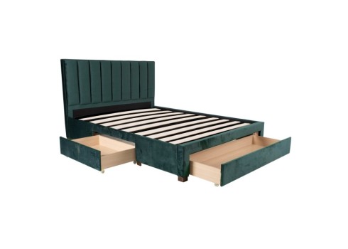 Voodi GRACE 160x200cm, roheline