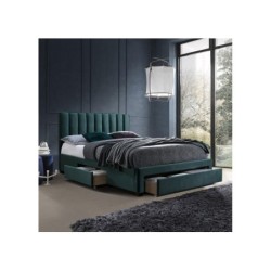 Voodi GRACE madratsiga HARMONY TOP 160x200cm, roheline