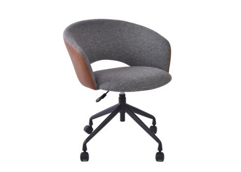 Töötool KARINA ratastega, hall-helepruun