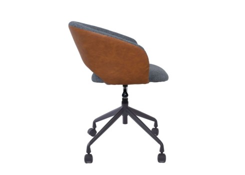 Töötool KARINA ratastega, hall-helepruun