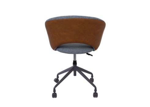 Töötool KARINA ratastega, hall-helepruun