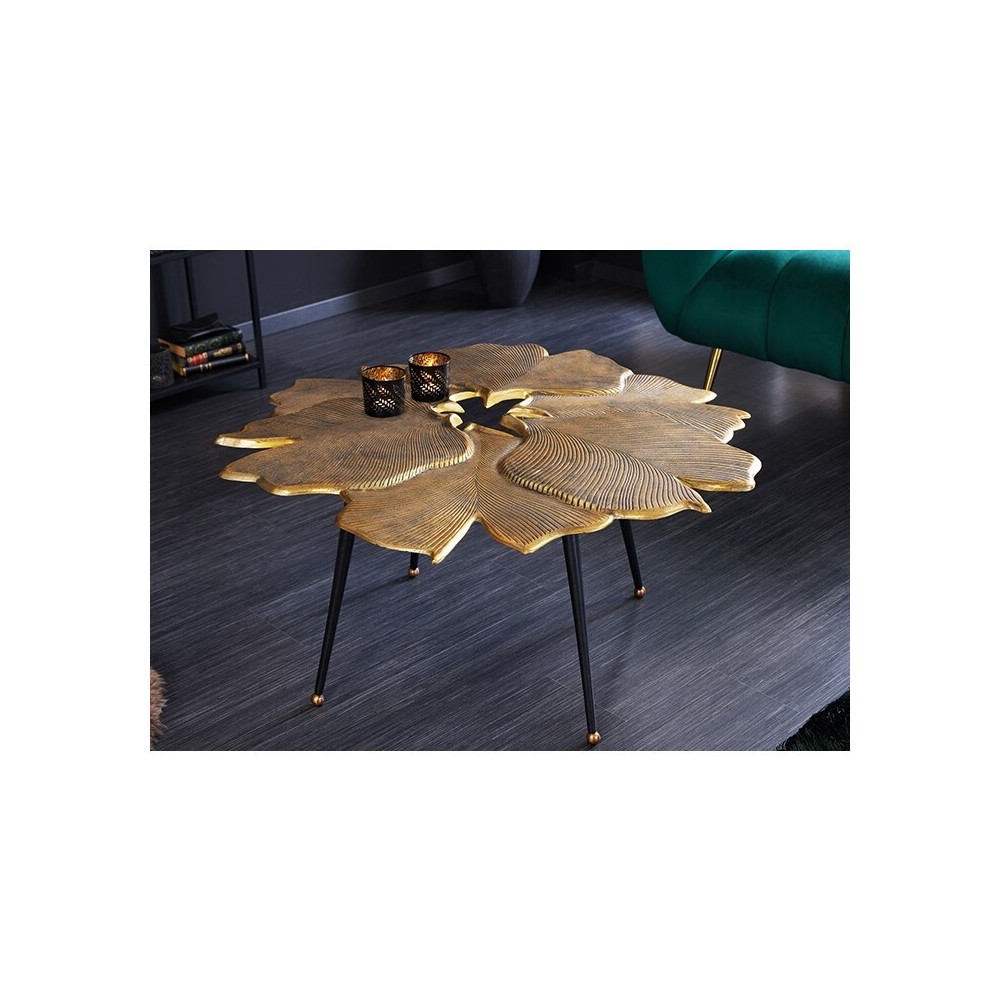 Abilaud GINKO kuldne, mööbel, elutoamööbel, abilauad, kohvilaud