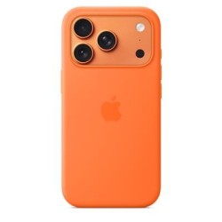 iPhone 17 Pro Silicone Case with MagSafe, Orange