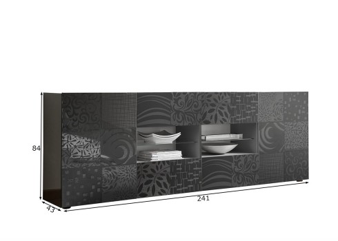 Kummut MIRO antratsiit läige, mööbel, elutoamööbel, kummutid, kapp