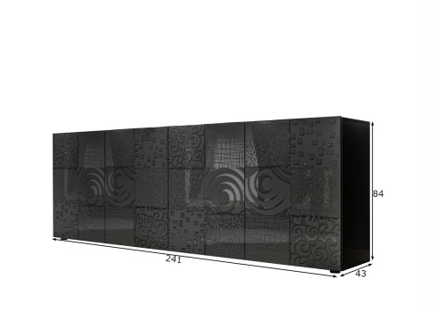 Kummut MIRO antratsiit läige, mööbel, elutoamööbel, kummutid, kapp