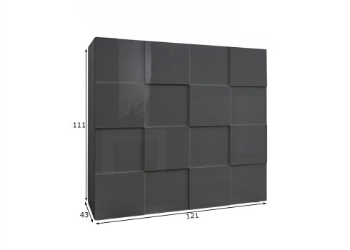 Kummut DAMA antratsiit läige, mööbel, elutoamööbel, kummutid