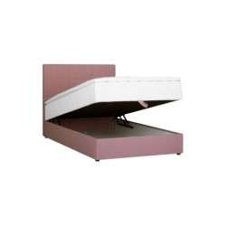 Kontinentaalvoodi LEVI 120x200cm, madratsiga, roosa