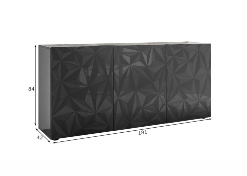 Kummut PRISMA antratsiit läige, mööbel, elutoamööbel, kummutid