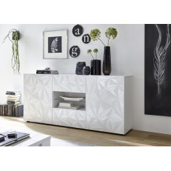 Kummut PRISMA valge läige,  mööbel, elutoamööbel, kummutid