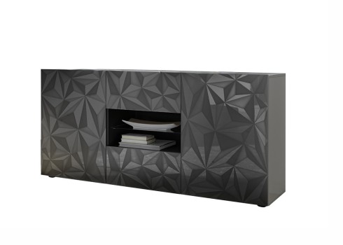 Kummut PRISMA antratsiit läige, mööbel, elutoamööbel, kummutid