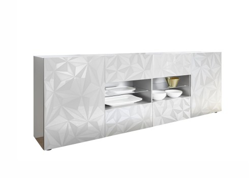 Kummut PRISMA valge läige, mööbel, elutoamööbel, kummutid