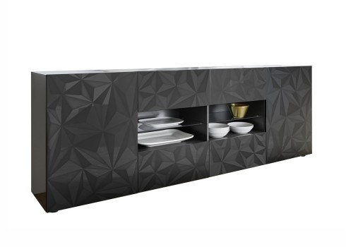 Kummut PRISMA antratsiit läige, mööbel, elutoamööbel, kummutid