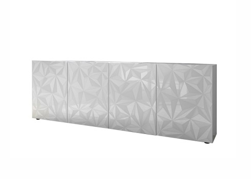 Kummut PRISMA valge läige, mööbel, elutoamööbel, kummutid