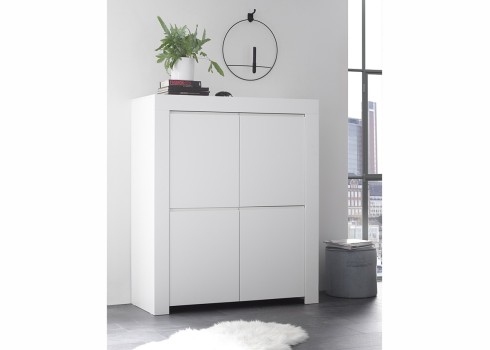 Kummut FIRENZE mattvalge, mööbel, elutoamööbel, kummutid