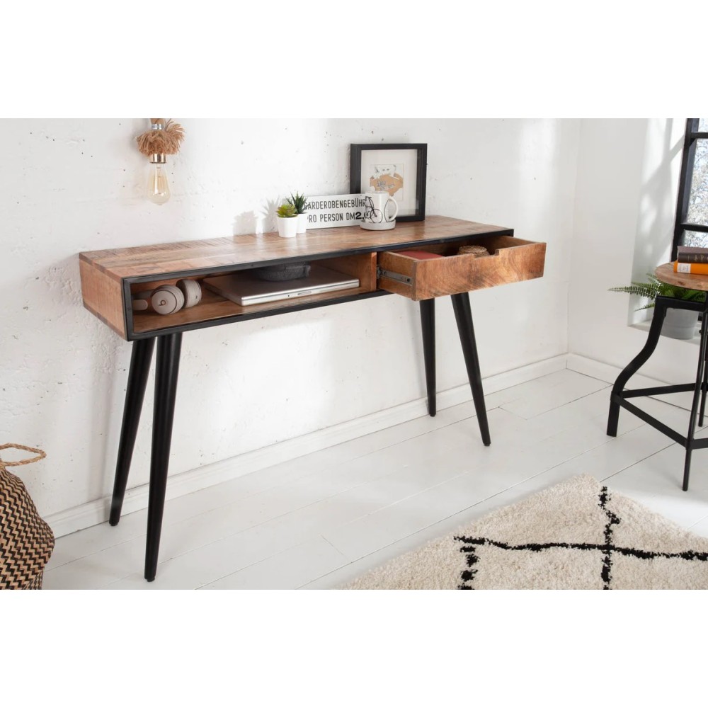Konsoollaud INDUSTRIAL mango, mööbel, elutoamööbel, abilauad, abilaud