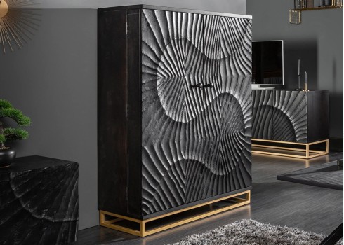 Baarikapp SCORPION must, mööbel, elutoamööbel, baarikapid, kapp