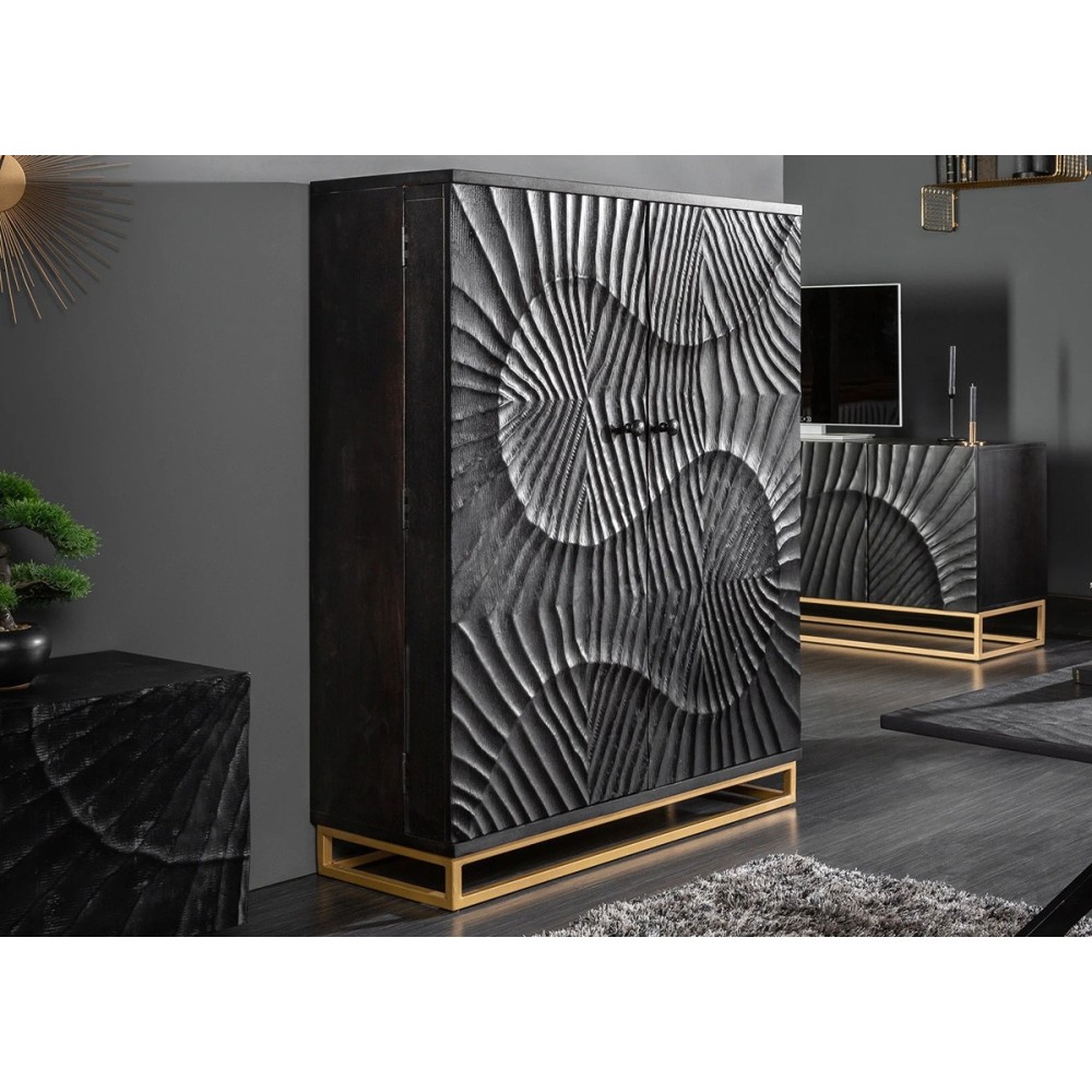 Baarikapp SCORPION must, mööbel, elutoamööbel, baarikapid, kapp