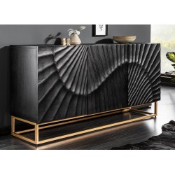 Kummut SCORPION must, mööbel, elutoamööbel, kummutid, kapp, kapid