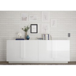 Kummut JUPITER valge kõrgläige, mööbel, elutoamööbel, kummutid