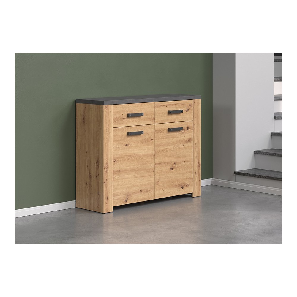 Kummut FOLLOW tamm / hall, mööbel, esikumööbel, kummutid, esikukapp