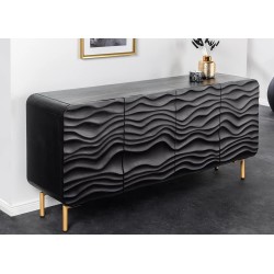 Kummut LAGOON must, mööbel, elutoamööbel, kummutid, kapp, kapid