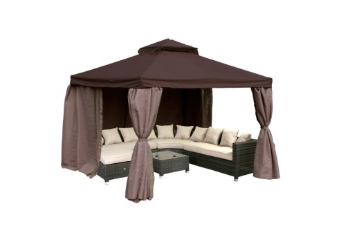 Varikatus LEGEND 2,91x2,91xH2-2,8m, pruun