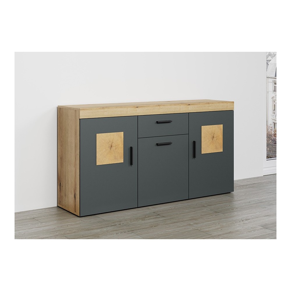 Kummut TYLER antratsiit / tamm, mööbel, elutoamööbel, kummutid