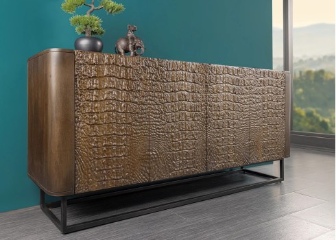 Kapp CROCO pruun / must, mööbel, elutoamööbel, kummutid, kapid