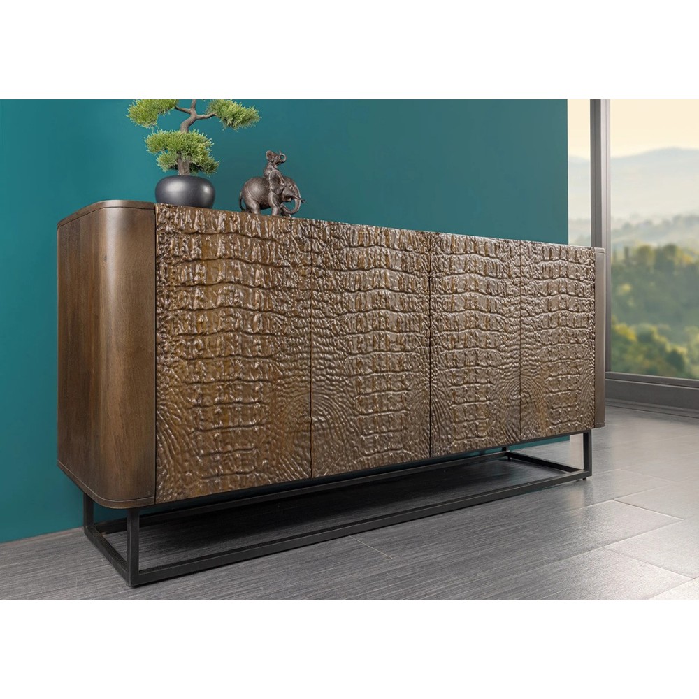 Kapp CROCO pruun / must, mööbel, elutoamööbel, kummutid, kapid