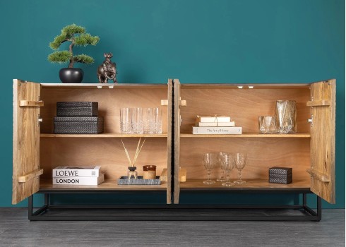 Kapp CROCO pruun / must, mööbel, elutoamööbel, kummutid, kapid