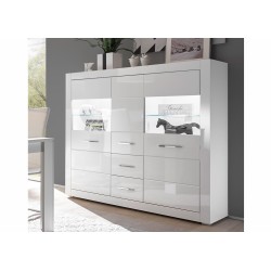 Kummut BIANCO valge läige, mööbel, elutoamööbel, kummutid, kapp