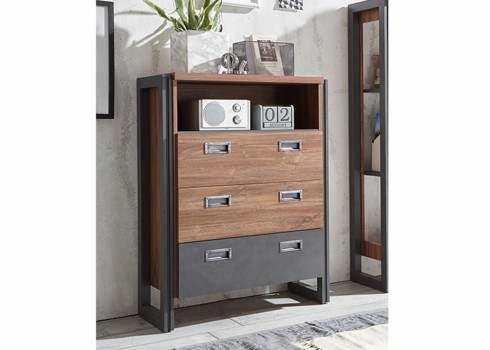 Kummut DETROIT hall / tamm, mööbel, elutoamööbel, kummutid, kapp