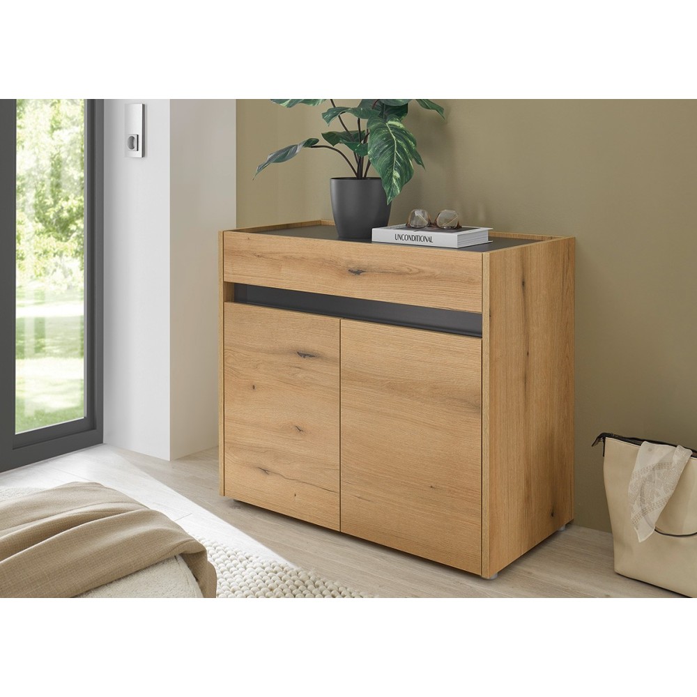 Kummut CITY tamm / antratsiit, kummutid, esikukapp, jalatsikapid