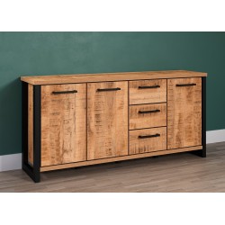 Kummut ENNA mango / must, mööbel, esikumööbel, kummutid, kapp, kapid